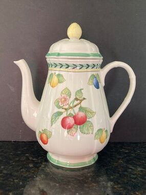 Villeroy & Boch French Garden Fleurence Porcelain Coffee Pot/$370 RETAIL/NWT!!!